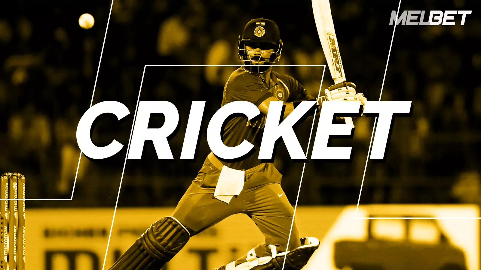 Sign up for Melbet and start cricket betting.
