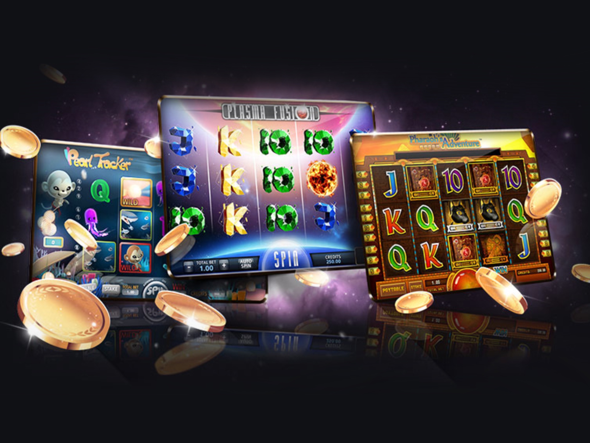Play your favorite slots in online casinos.