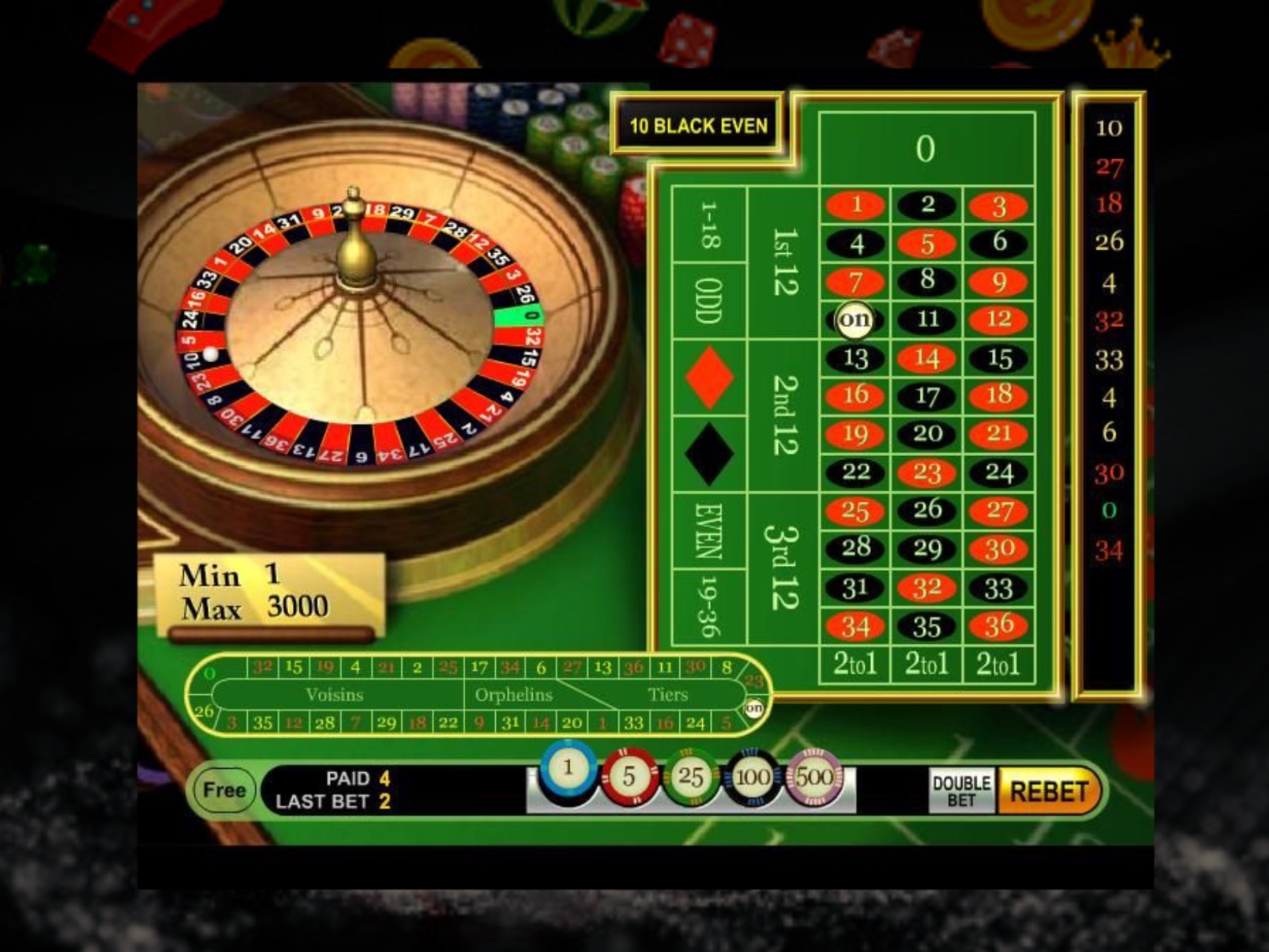 Try all the roulette tupes at online casino in India.