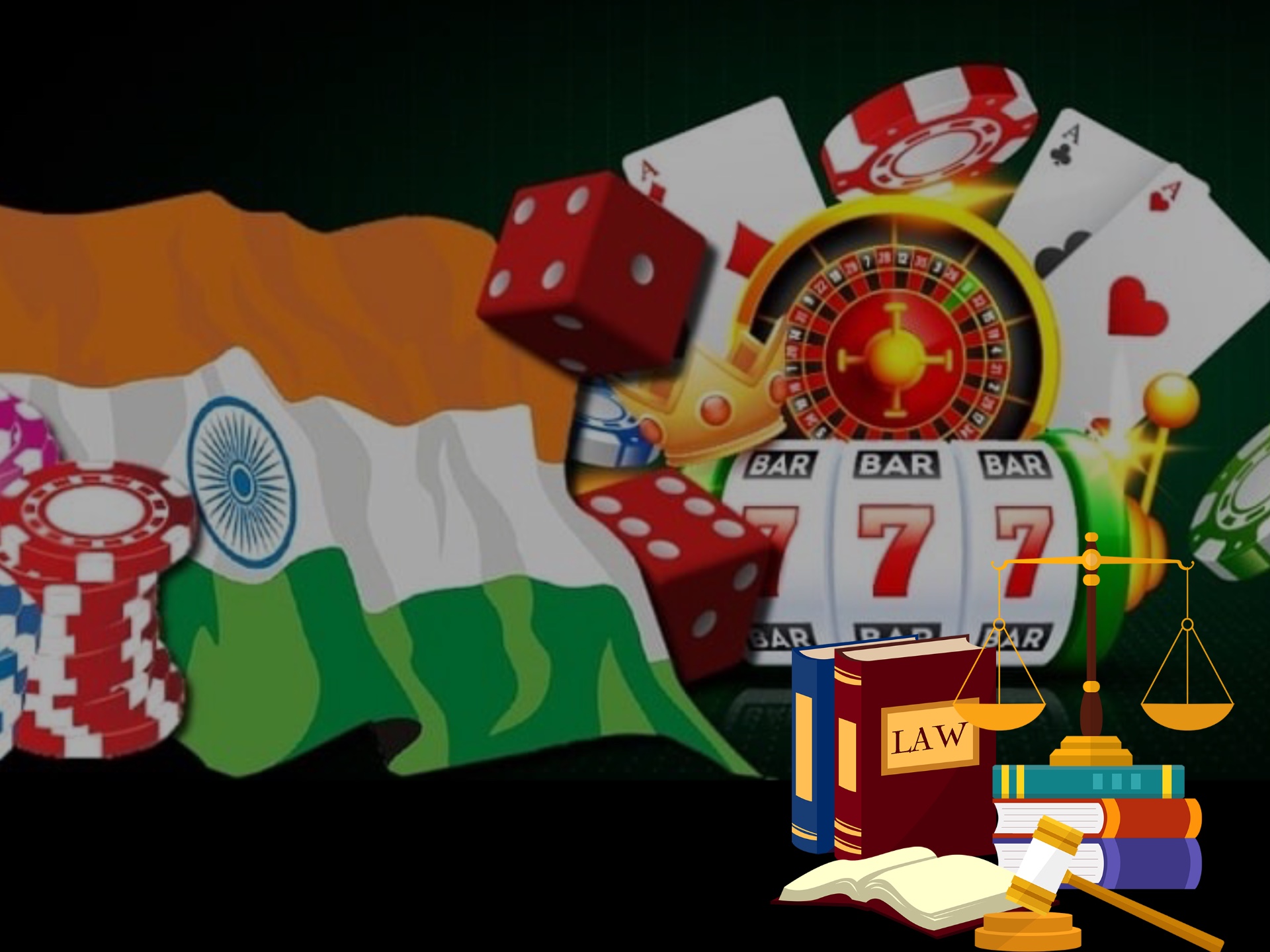 It's absoluteley legal to play at online casinos in India.