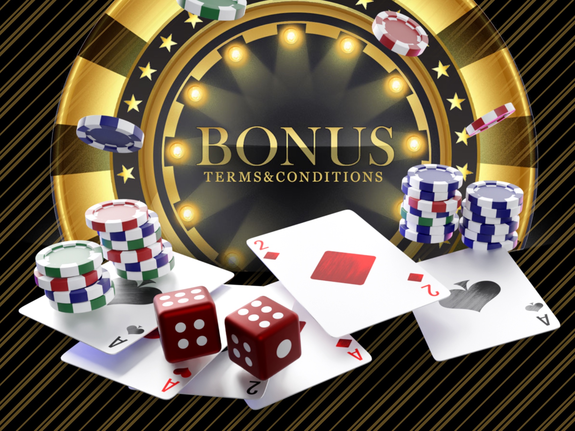 YOu should get to know all the terms and conditions before receiving an online casino bonus.