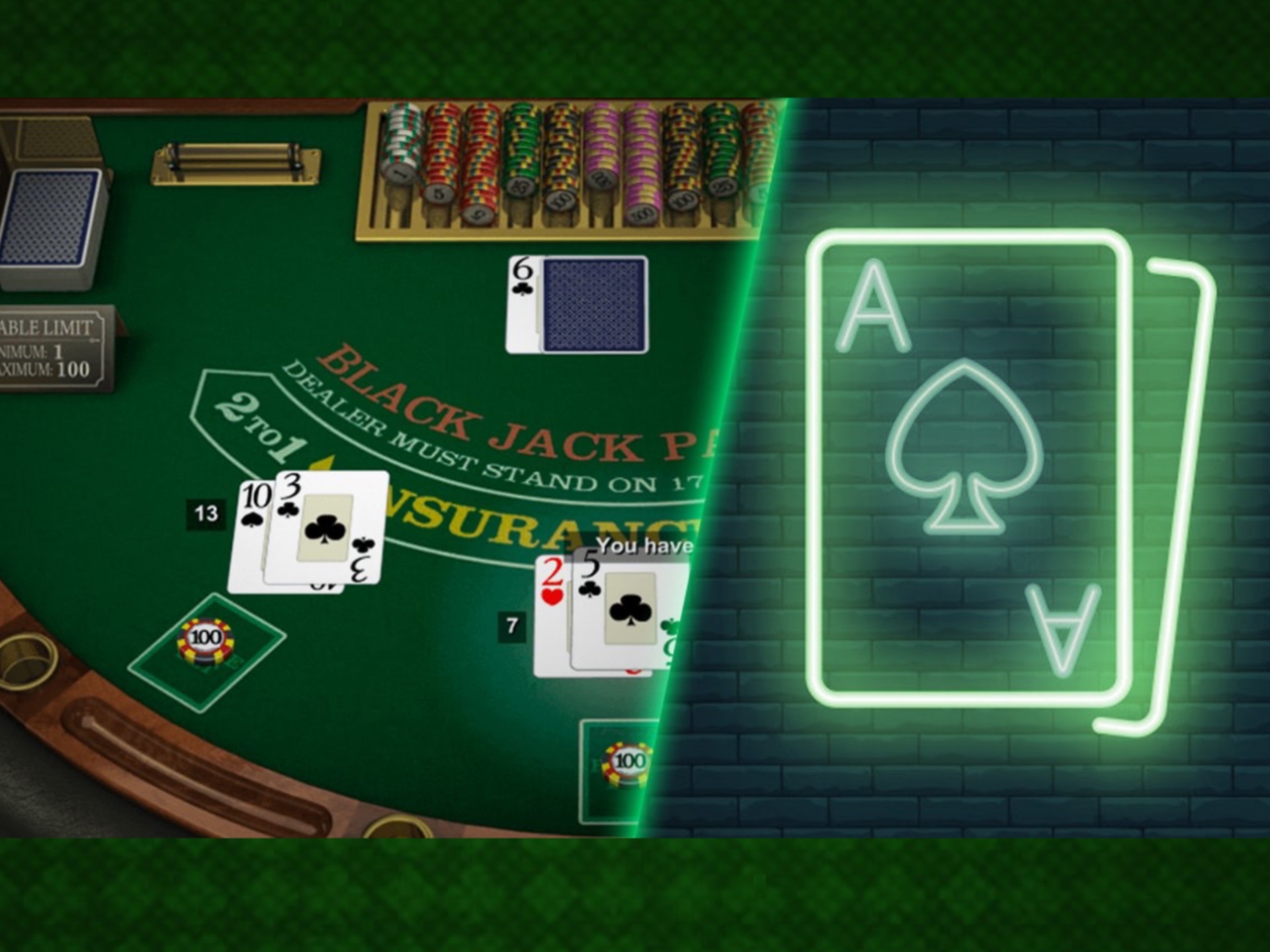 Register at an online casino an play blackjack and other online casino games.