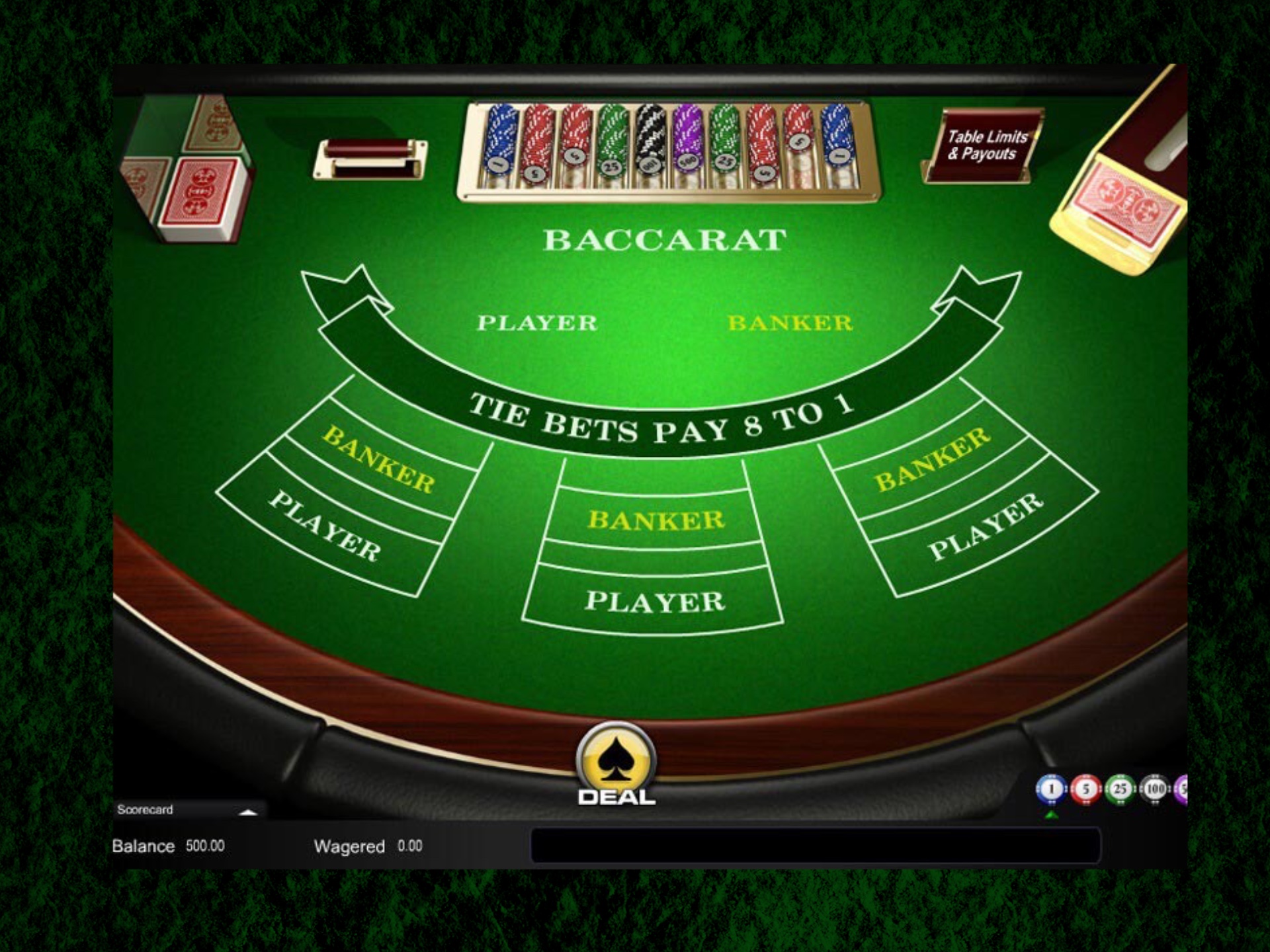 Play baccarat legaly at an online casino in India.