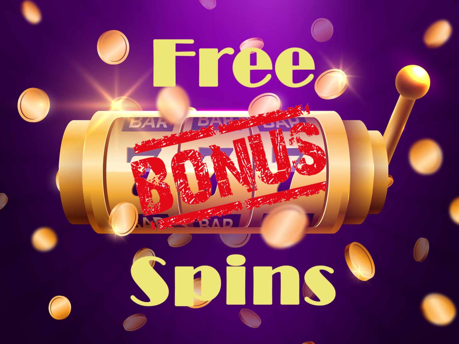 Free spins usually go as an addition to welcome or no-deposit bonus at an online casino.