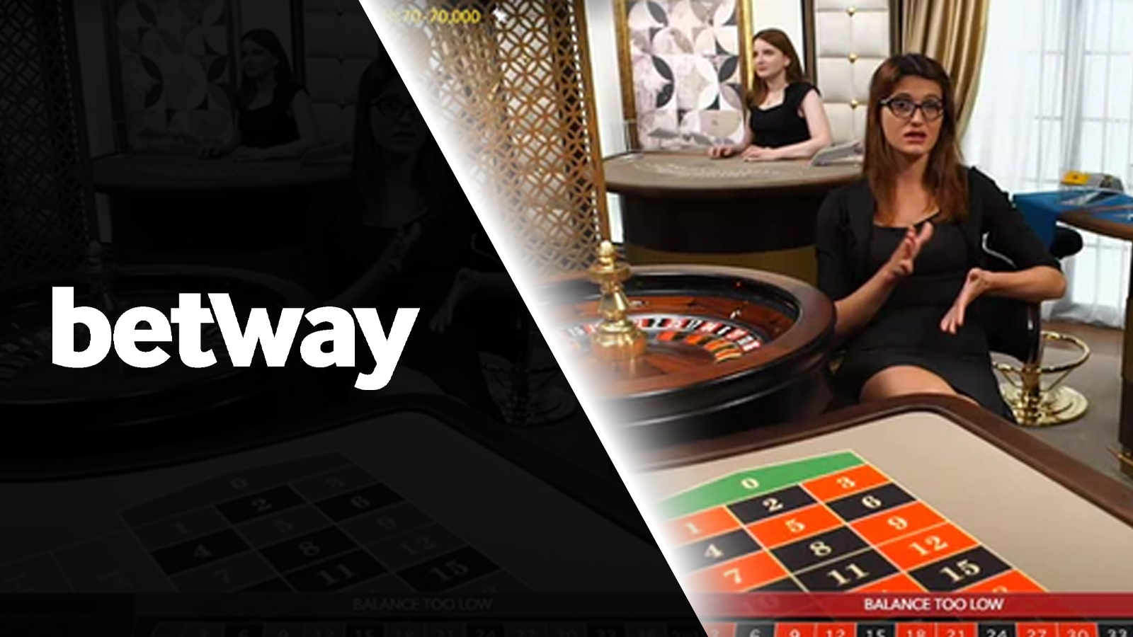 Play your favorite type of roulette at Betway casino.