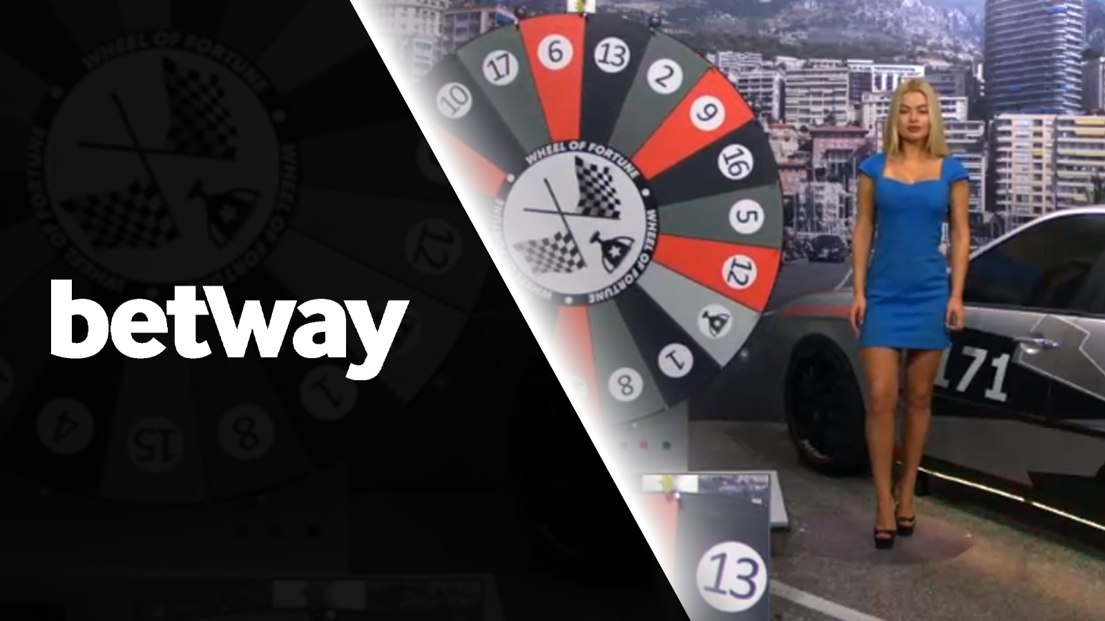 Test your luck with Betway Wheel of Fortune live game.