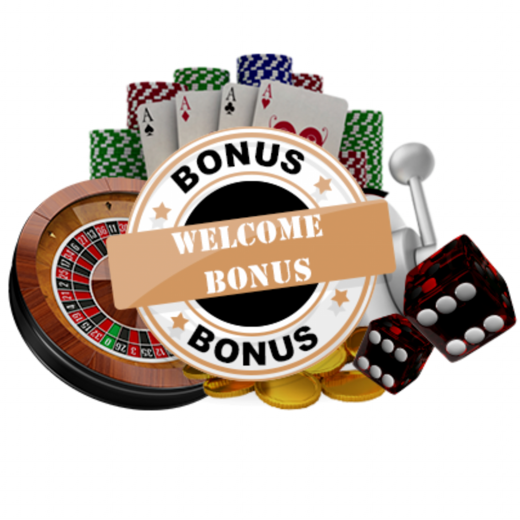 Sin up for an online casino, make at least a minimum deposit and get a welcome bonus.