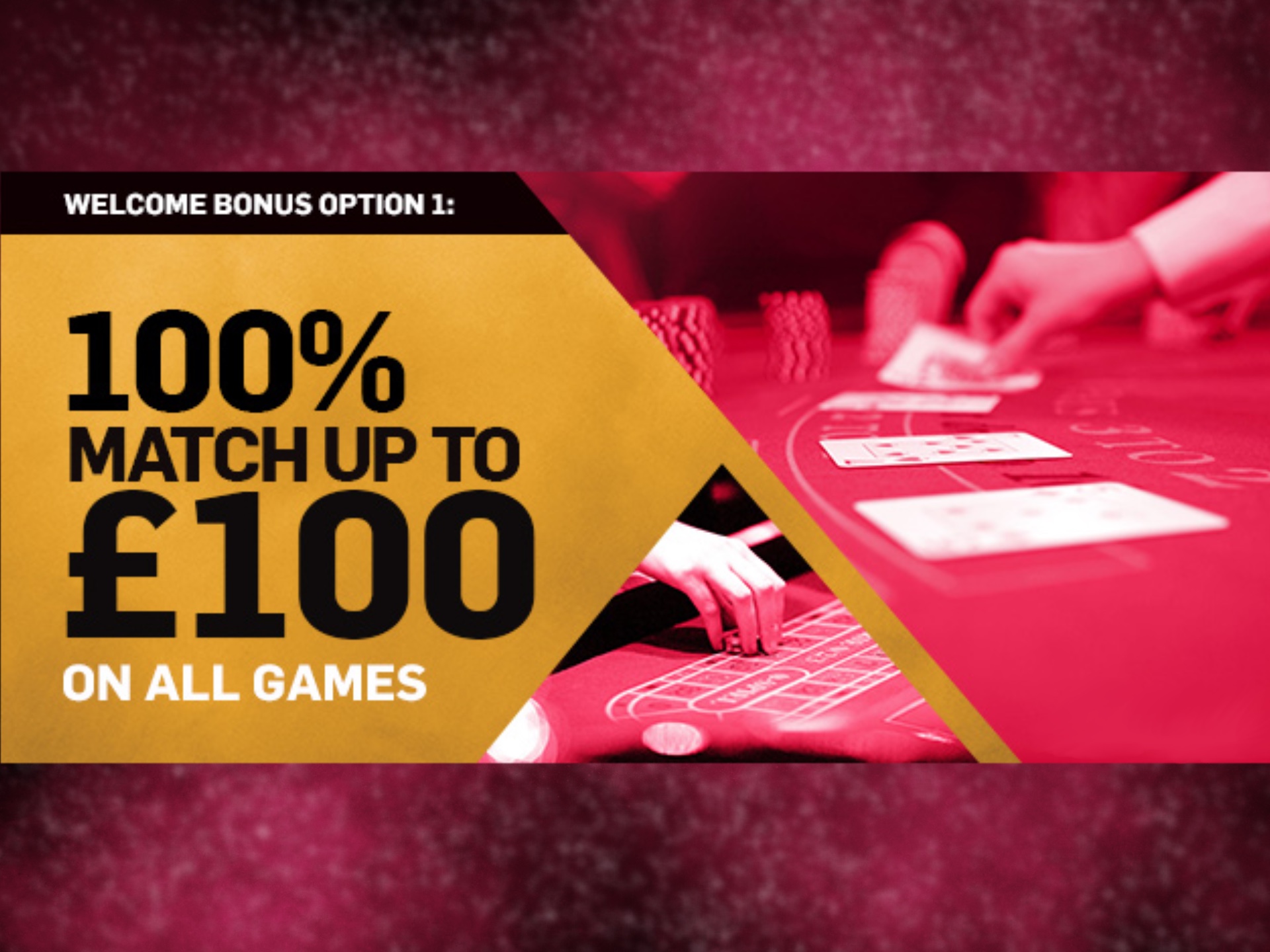 Get a welcome bonus and start playing casino games.