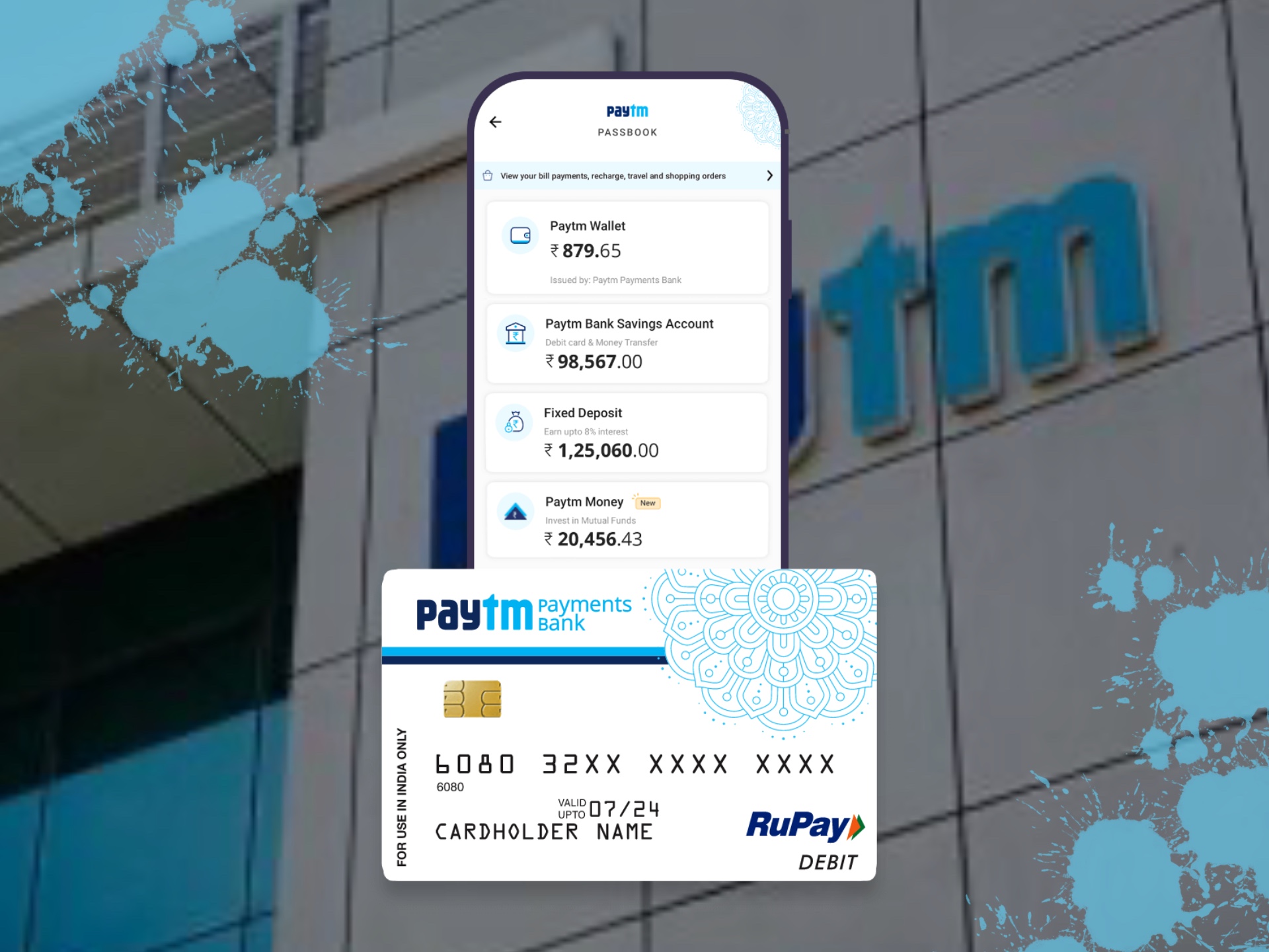 It's easy to withdraw money on youyr bank account with the help of Paytm.