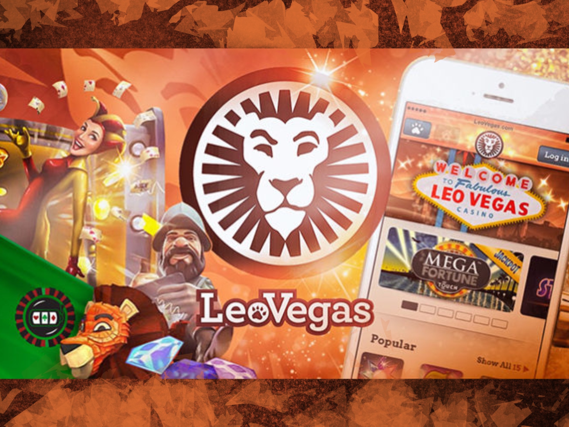 Sign up for LeoVegas to play slots.