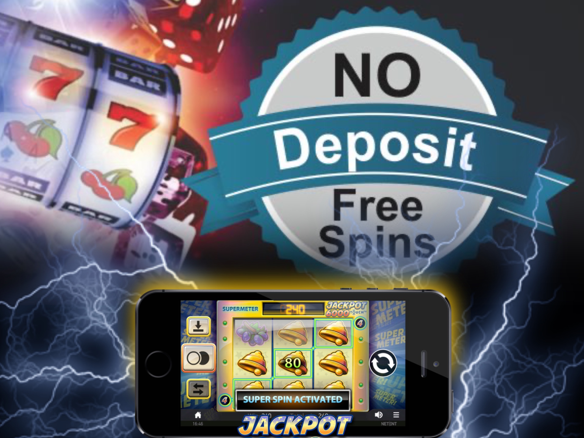 You can use this bonus if you register at an online casino mobile app.
