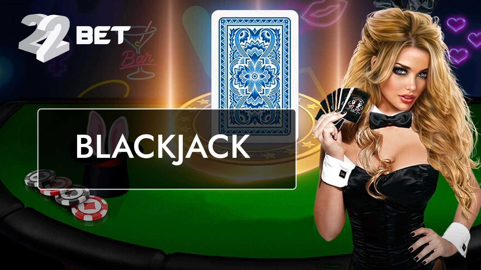Experience blackjack games at 22bet Casino.