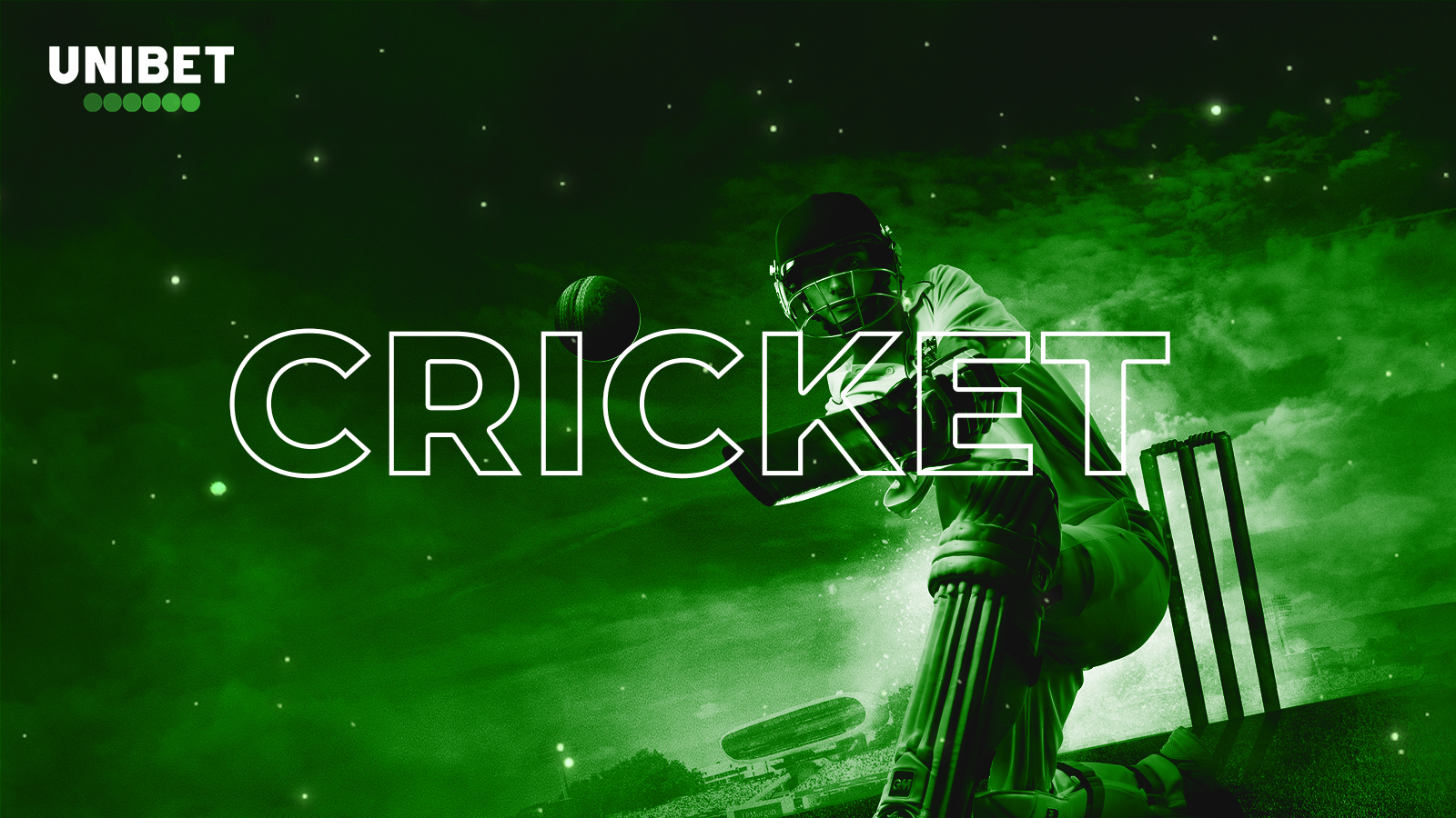You can freely bet on cricket matches at Unibet.