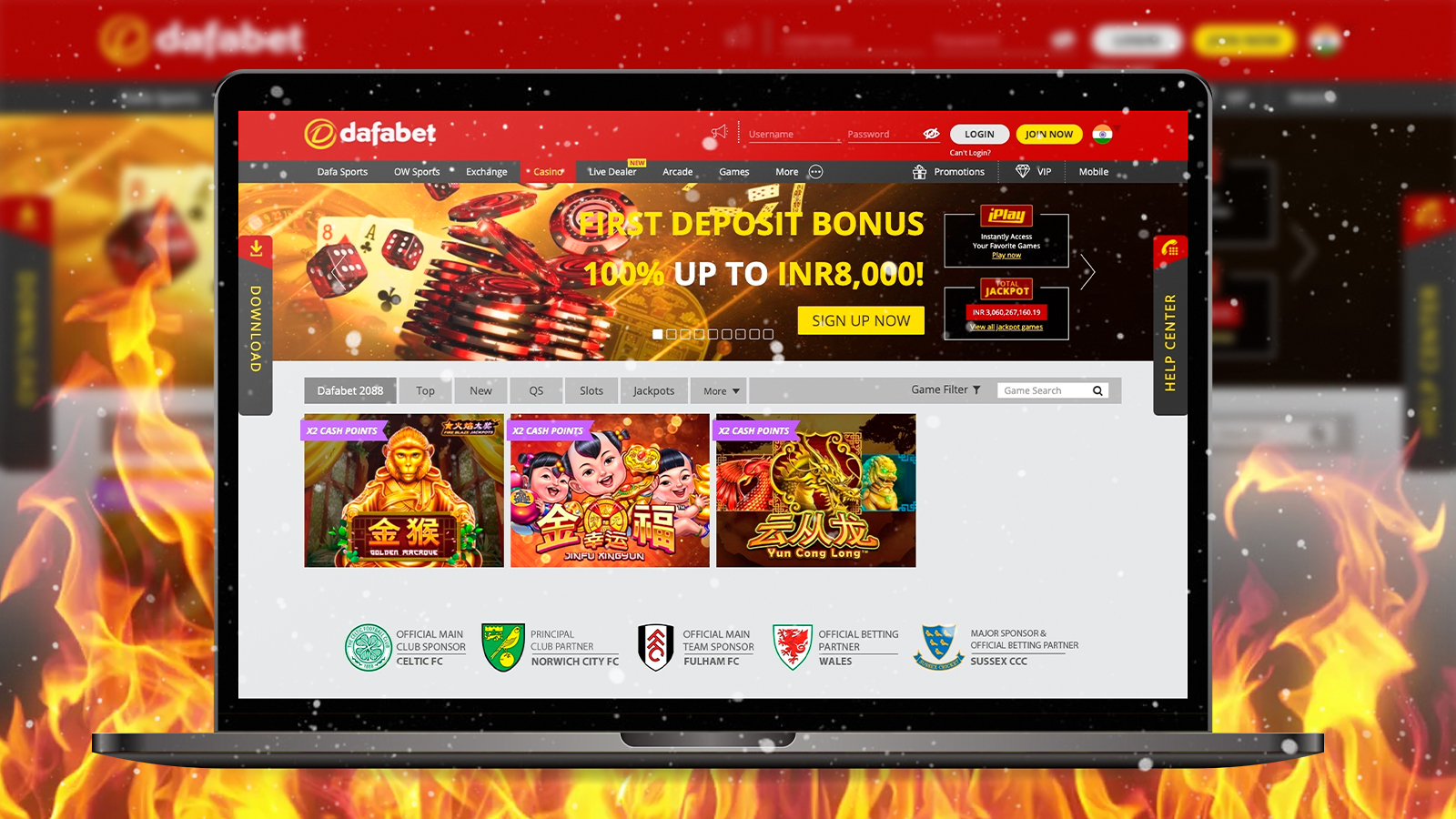 Dafabet is a great option for casino players from India.