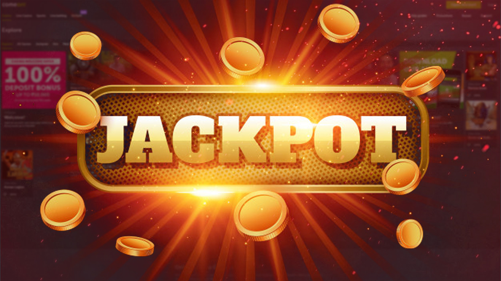 Play jackpot games and try to win a big prize at Comeon Casino.