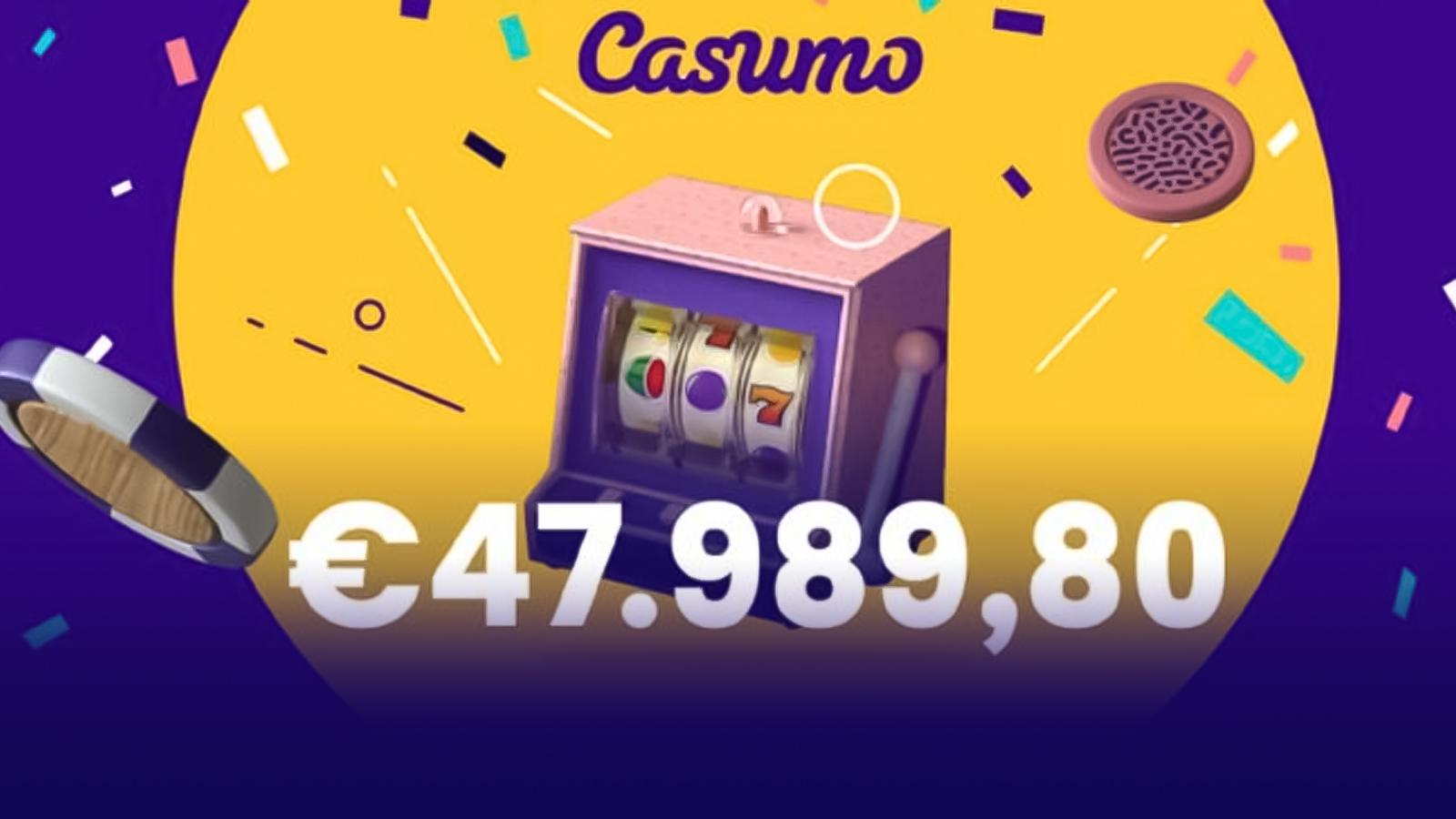 Play games with jackpots and try to win a part of a great prize at Casumo Casino.