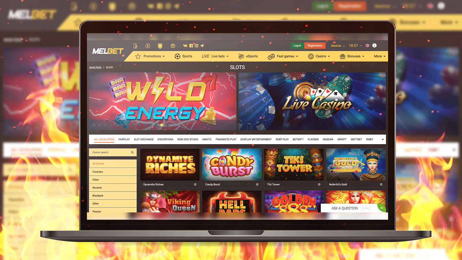 Sign up for Melbet and start gambling with bonuses and other benefits.