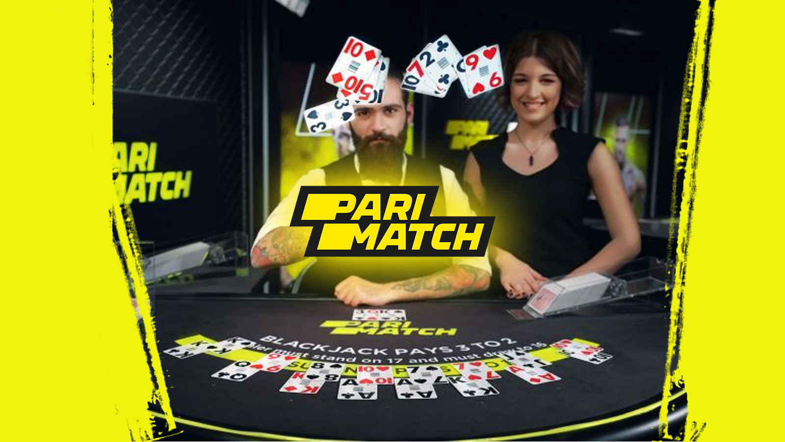You can play popular casino games in live mode at Parimatch and experience the atmosphere of a real casino.