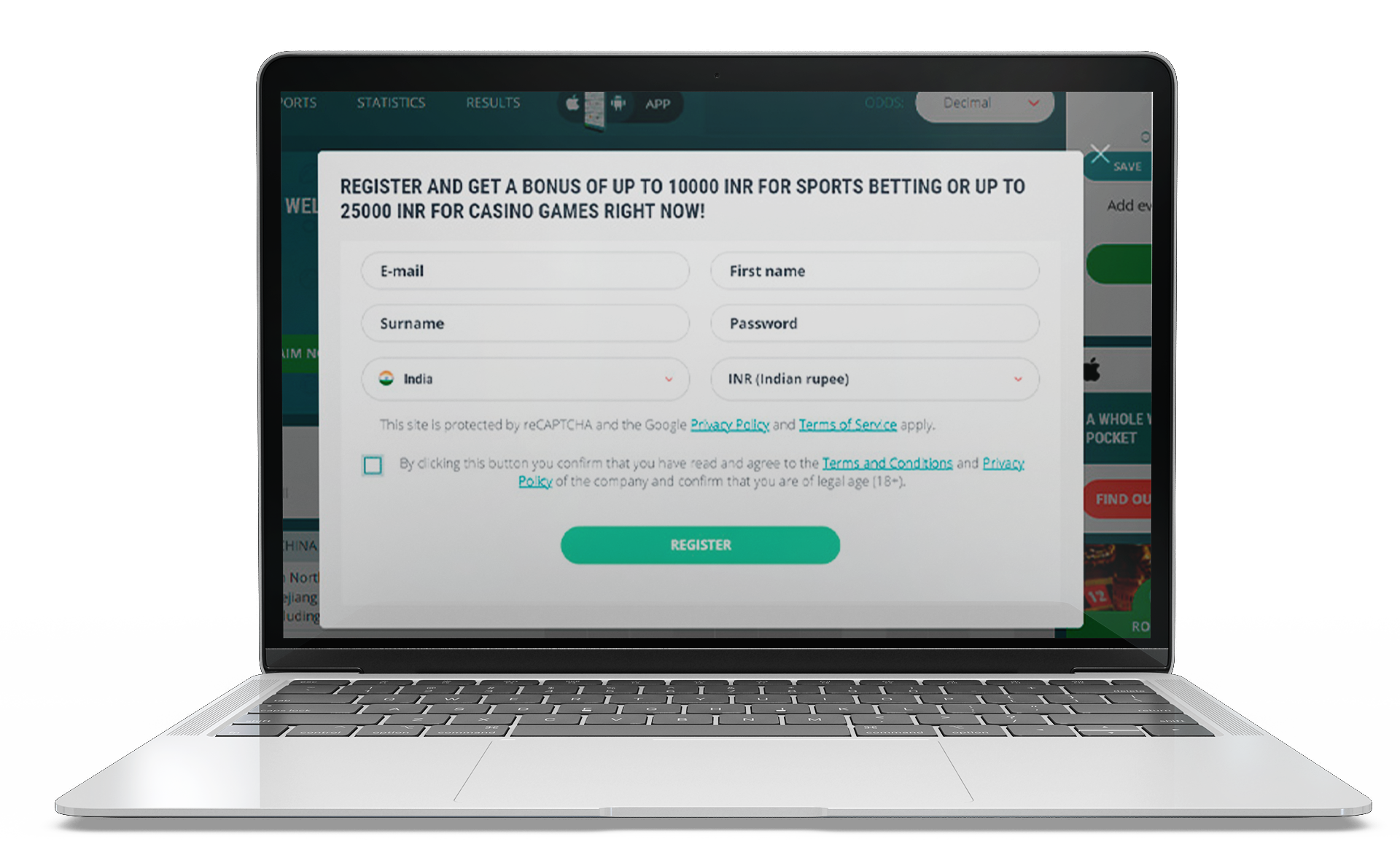 Enter only true personal information to verify your account with no problems later.