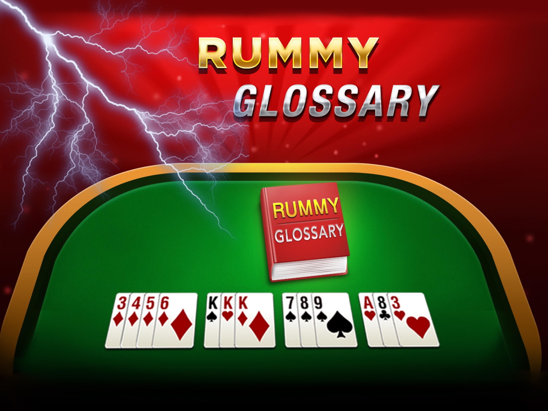 There are defined all main rummy terms