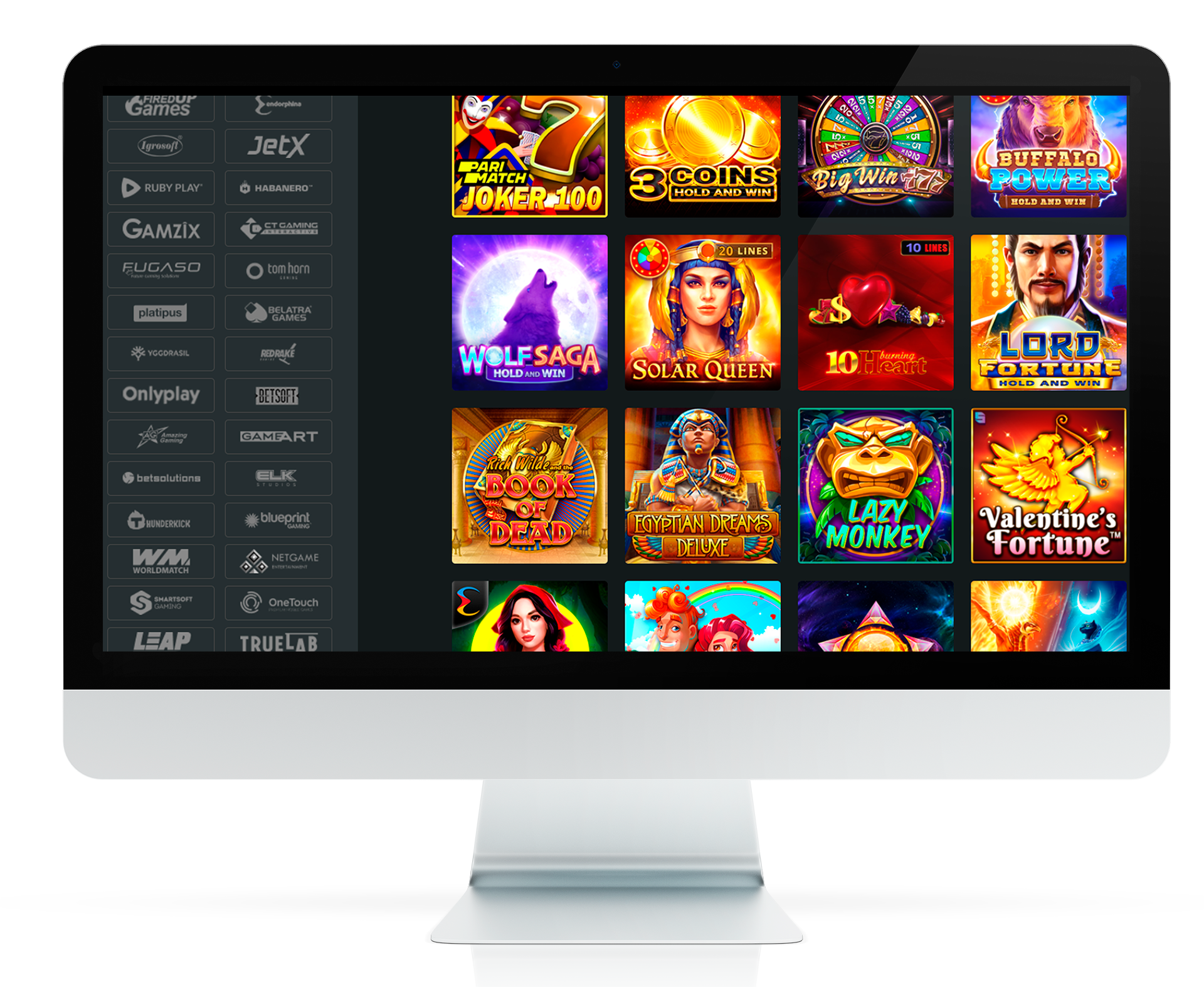 Find your favorite slot and start playing.