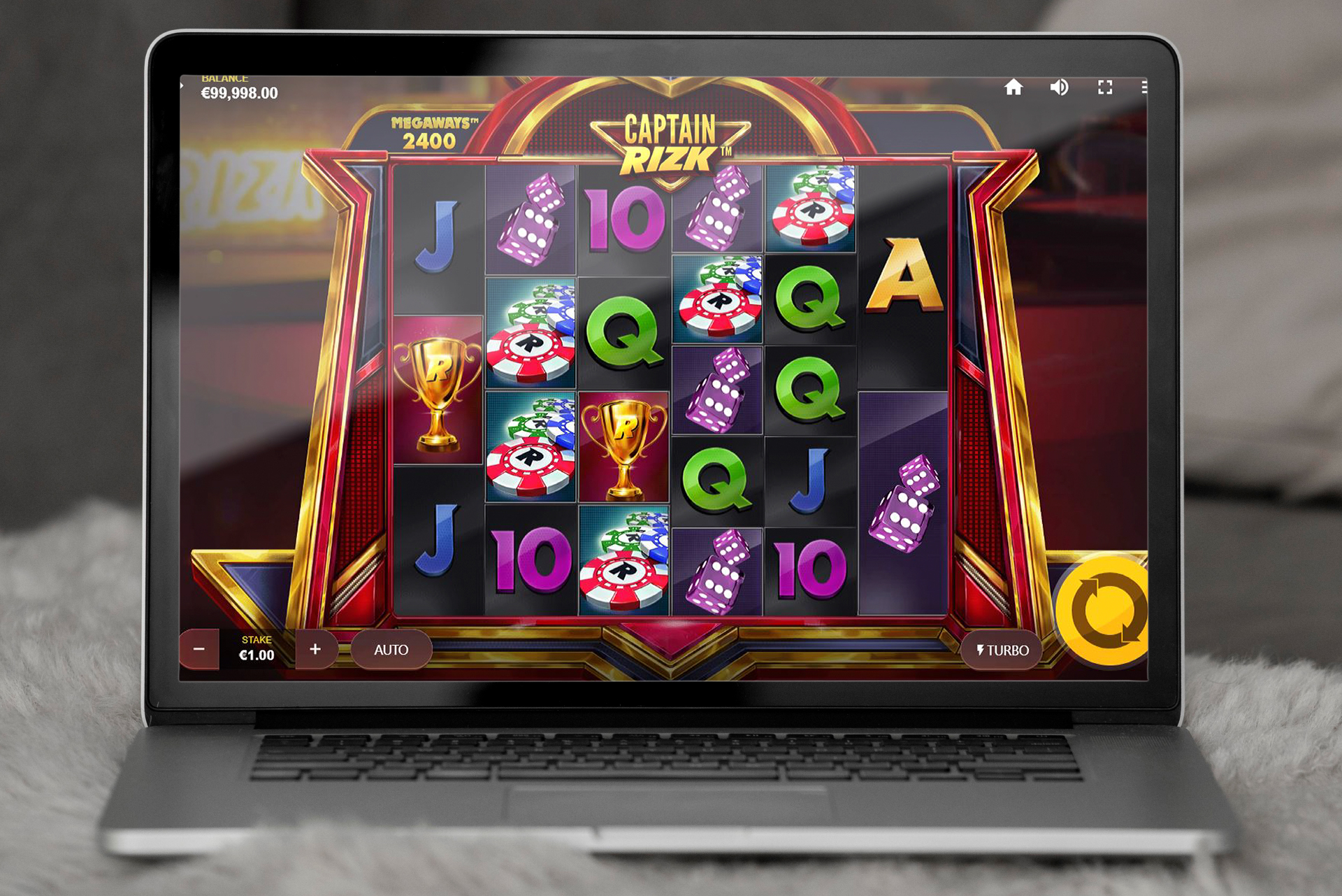 There are lots of bright and exciting slot games at Rizk Casino.